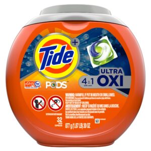 Pods Plus Ultra Oxi, 32 Ct Liquid Laundry Detergent Pacs